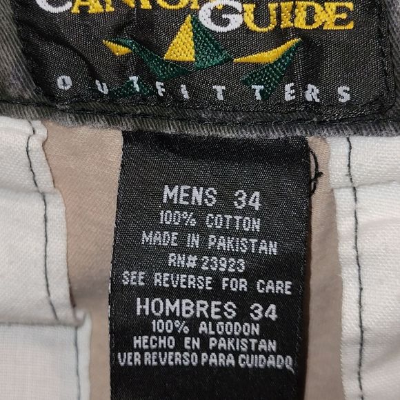 Men's Canyon Guide Camo Cargo Shorts Size 34 - Picture 3 of 3